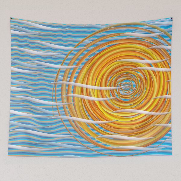 Item preview, Adrift In The Sunshine Spiral Sky designed and sold by Becky Titus.