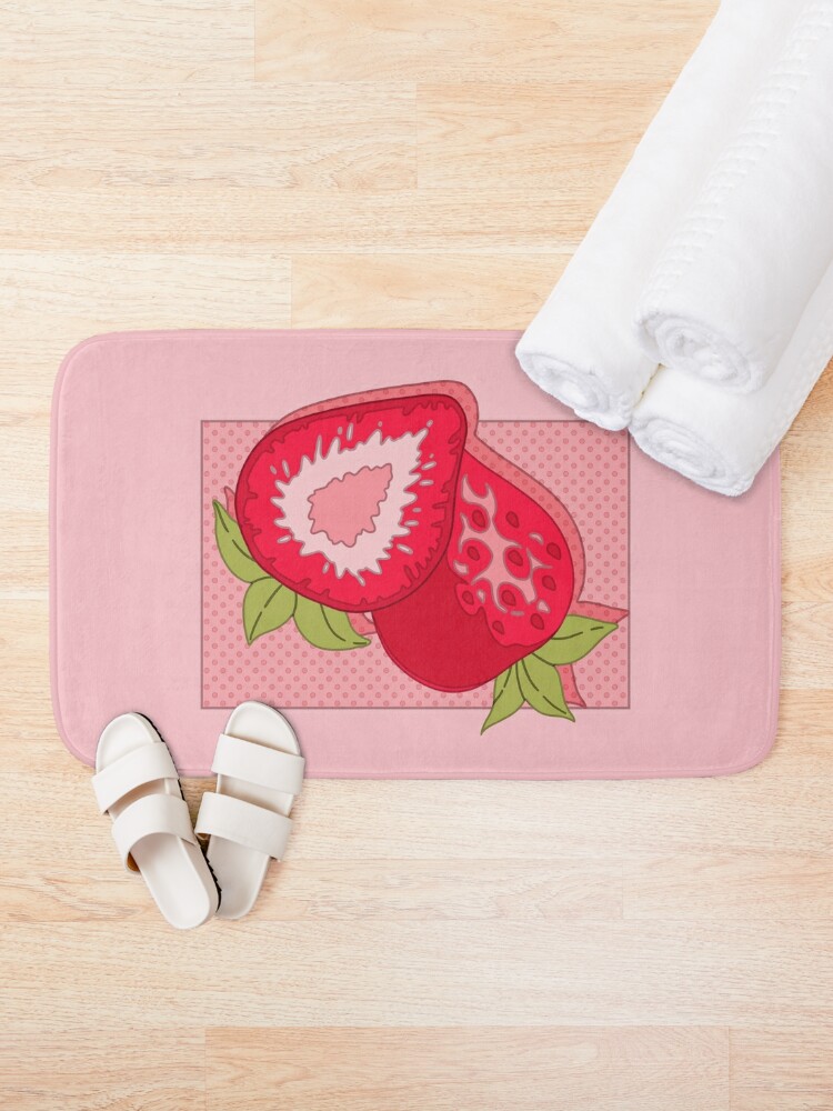 Cupcakes Bath Mats Pastel Aesthetic Bathroom Mat Desserts 