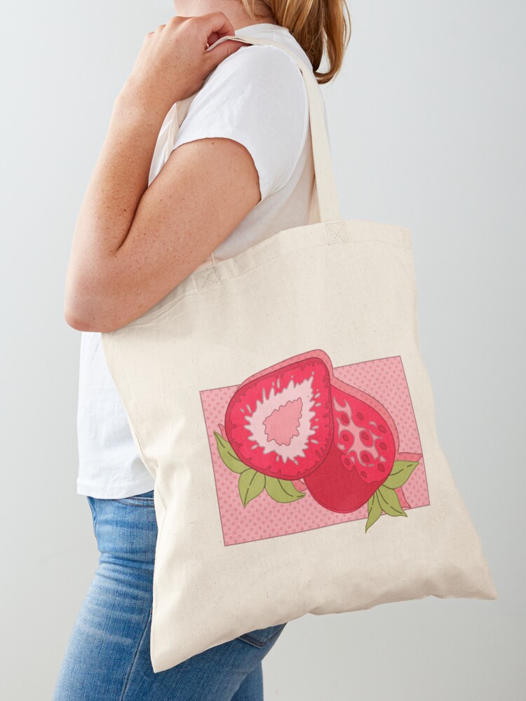 strawberry tote