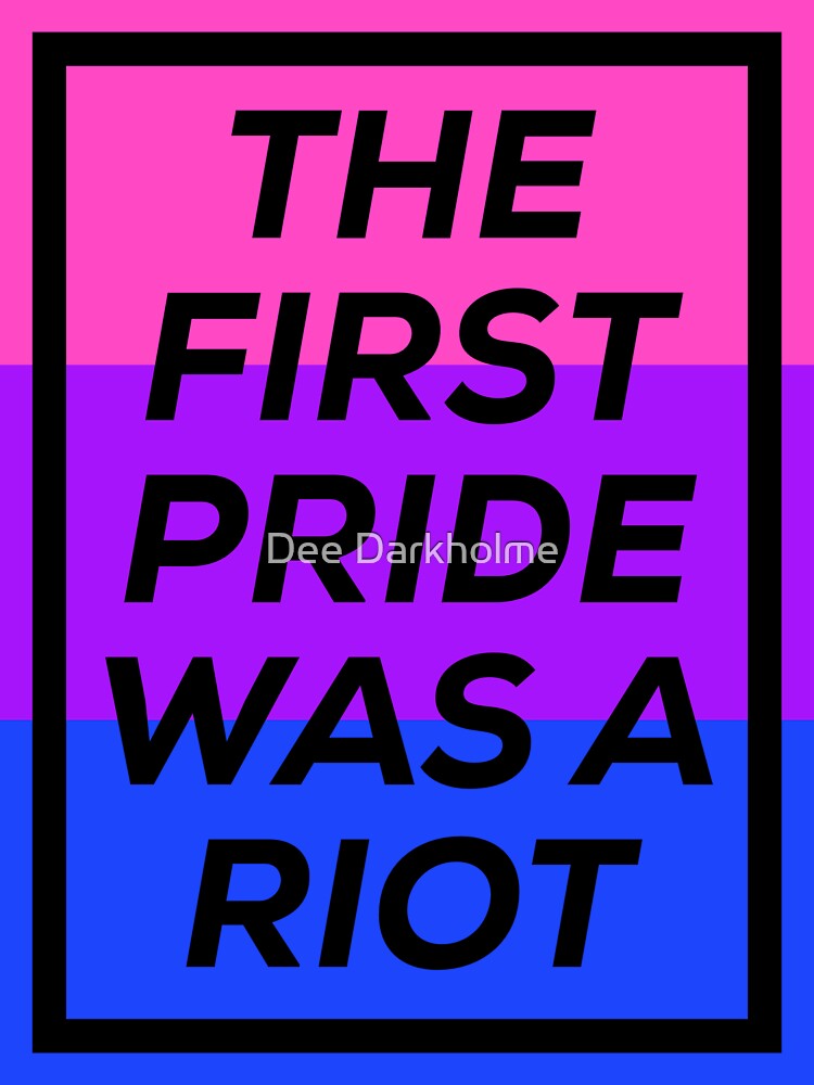 Bi Pride Riot Sticker For Sale By Ashleenychee44 Redbubble 8963