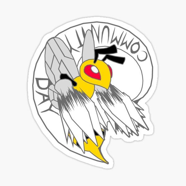 Beedrill Twineedle - Community Day June 2020 Sticker