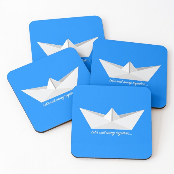 Item preview, Paper Boat Dream Let's sail away together designed and sold by Happy Puppy Print On Demand.