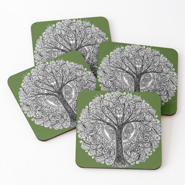 Item preview, Hand drawn mandala - solo tree designed and sold by Augras-art.