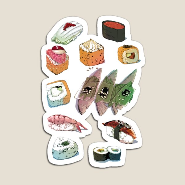 Item preview,  mira este http://www.redbubble.com/people/katzegraphics/works/14623105-eat-me-im-sushi?ref=recent-owner
Esto es similar) designed and sold by katzegraphics.