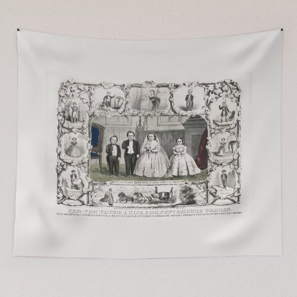Item preview, General Tom Thumb and Lavinia Warren With Wedding Party - 1863 designed and sold by warishellstore.