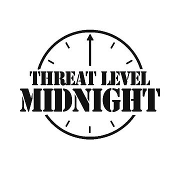 Threat Level Midnight - Notebook Hardcover Journal for Sale by Cultoora