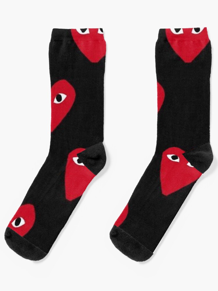 comme des garcons socks heart