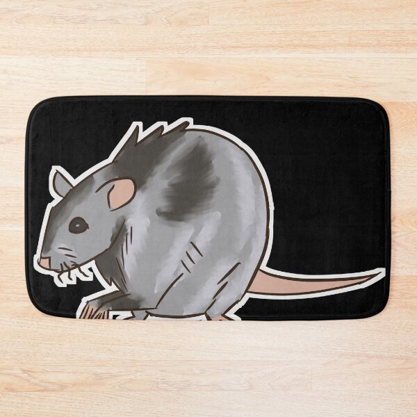Item preview, Grey Rat Round Rodent Cute designed and sold by honourablefool.