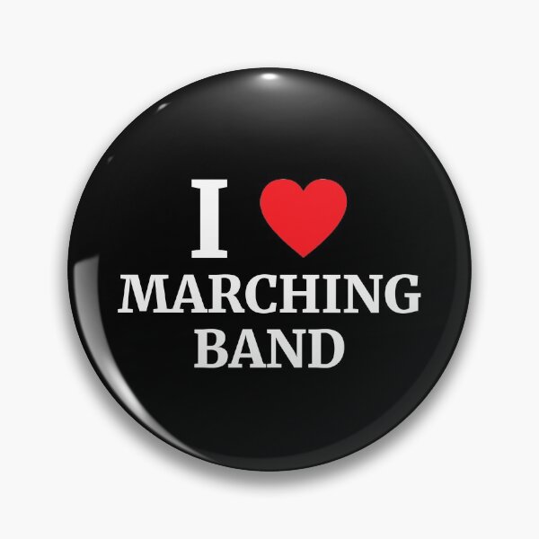 Item preview, I Love Marching Band Heart designed and sold by Vanover Designs.