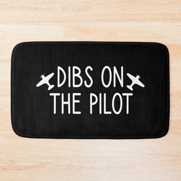 Item preview, Dibs on the Pilot :Pilot girlfriend Aviation pilot gifts plane Airplane Pilot wife Girlfriend Pilot Wife tee vintage style designed and sold by Chamssou.
