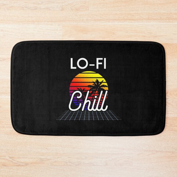 Item preview, LO-FI Chill Hop Sunset Outrun Synthwave Vaporwave Aesthetic design designed and sold by D-C-Designs.