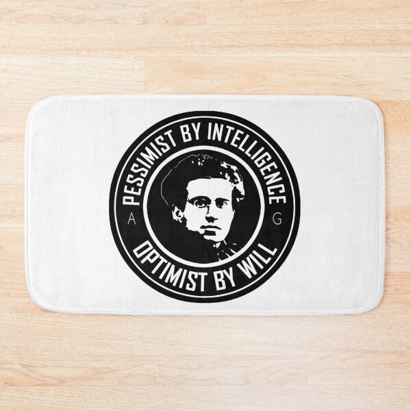 Item preview, Gramsci - Pessimist by intelligence - Optimist by will  designed and sold by sociographix.
