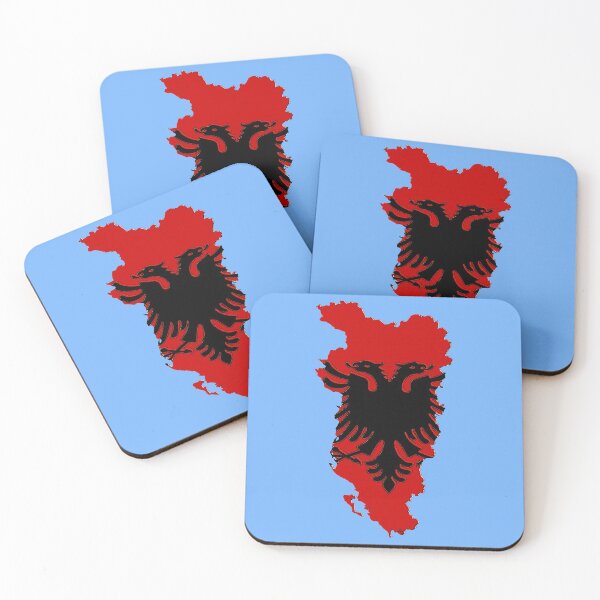 Item preview, Albania Map With Albanian Flag designed and sold by Havocgirl.