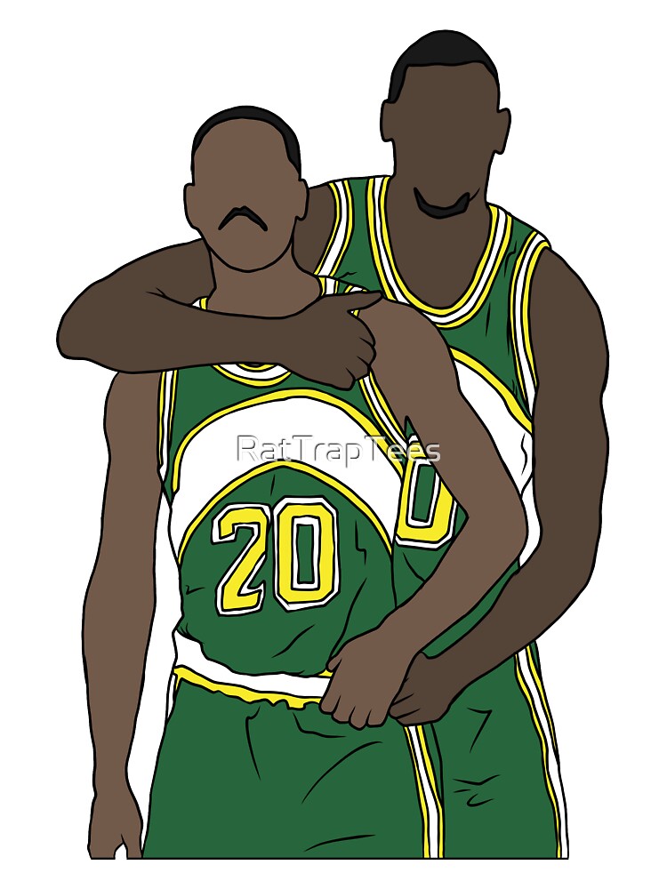 NBA_ jersey Men Basketball Shawn Kemp Jersey Gary Payton Kevin