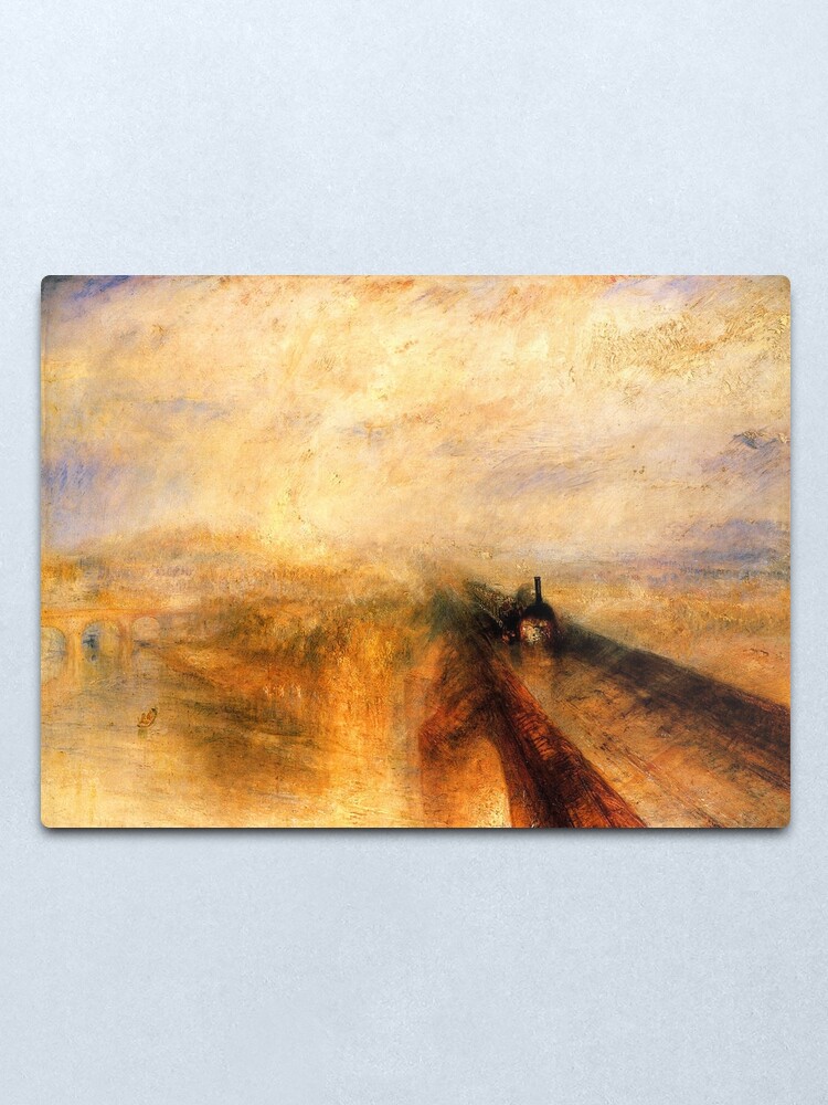 Turner Rain Steam And Speed Gwr Great Western Railway Train Metal Print By Tomsredbubble Redbubble