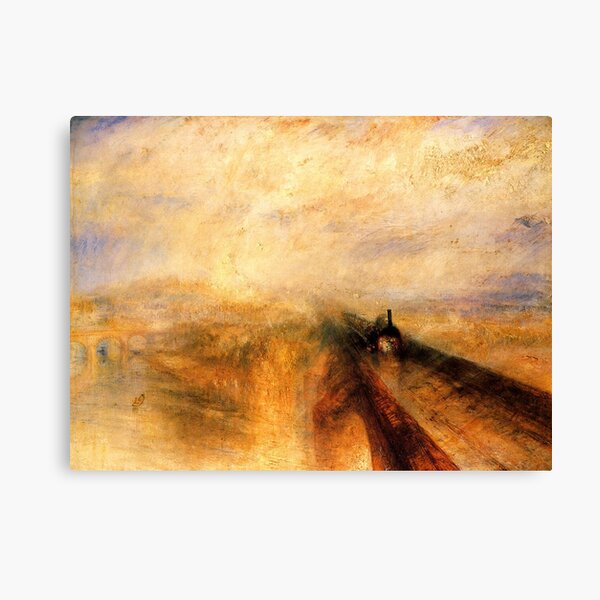 TURNER. Rain, Steam and Speed, GWR, Great Western Railway, Train. Canvas Print