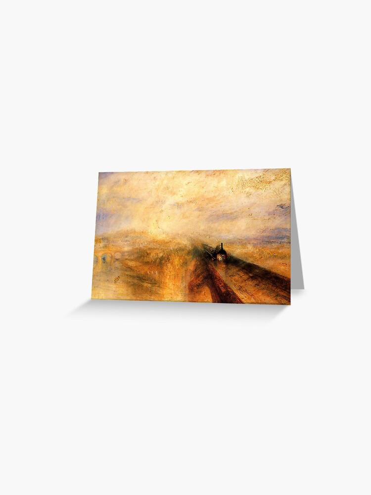 Turner Rain Steam And Speed Gwr Great Western Railway Train Greeting Card By Tomsredbubble Redbubble