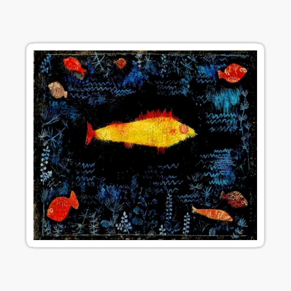 Artikel-Vorschau von Paul Klee "Der Goldfisch" - "Der Goldfisch" von Klee, designt und verkauft von Gascondi.