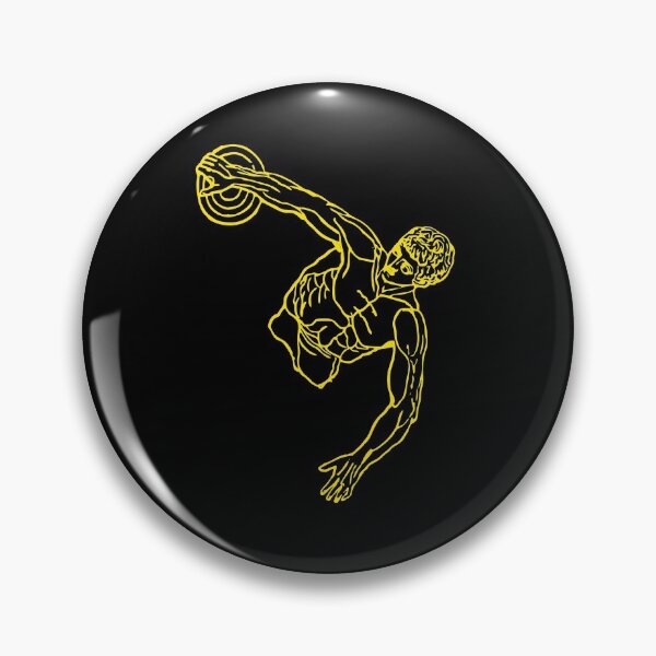 Item preview, Vaporwave Meme Discus thrower Silhouette Greek Statue Design design designed and sold by D-C-Designs.