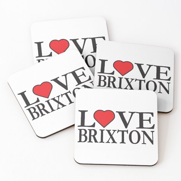 Item preview, Love Brixton - Heart In Text Graphic designed and sold by Hoeker.