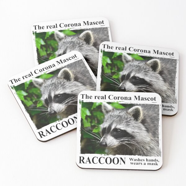 Item preview, The real Corona mascot - The Raccoon designed and sold by Glineur.