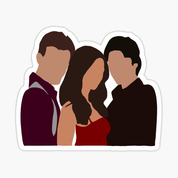 Delena Rain Kiss Sticker for Sale by Sofmacias