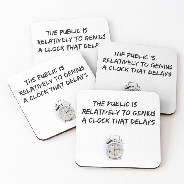 Item preview, T-Shirt The public is relatively to genius a clock that delays. designed and sold by Axel20.