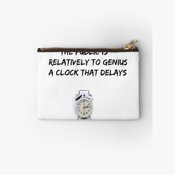 Item preview, T-Shirt The public is relatively to genius a clock that delays. designed and sold by Axel20.