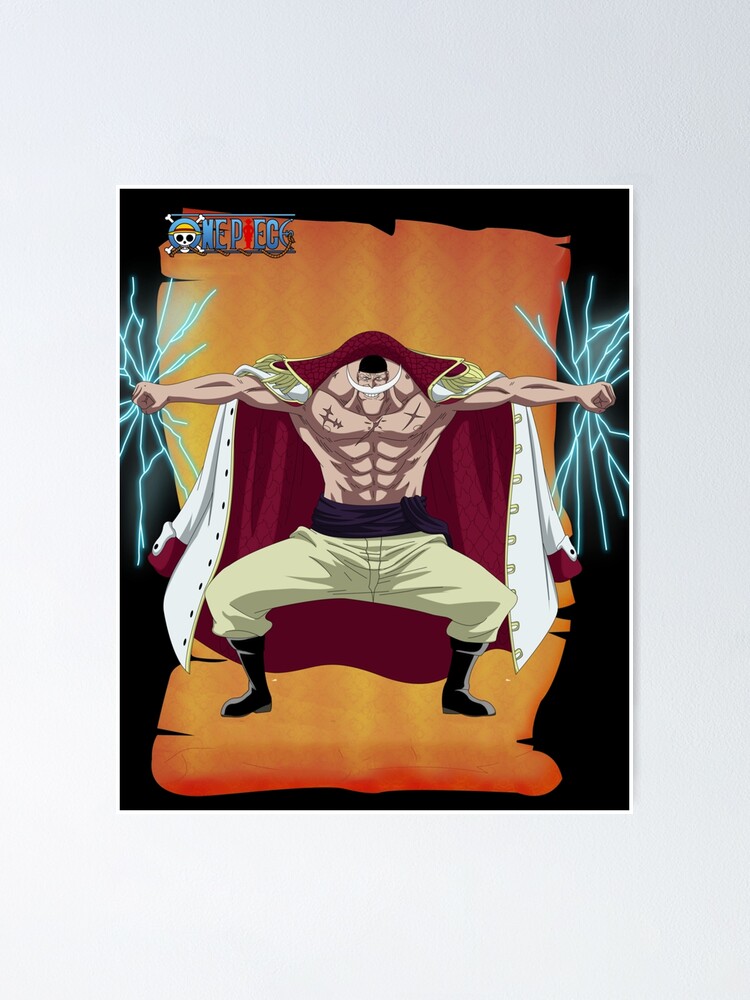 Whitebeard Fanart Poster By Robin Redbubble