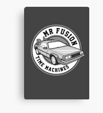 Back to the Future Mr Fusion Time Machines Canvas Print