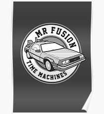 Back to the Future Mr Fusion Time Machines Poster