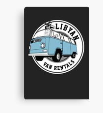 Back to the Future 'Libyan Van Rentals' Logo Canvas Print