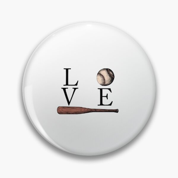 Artikelvorschau, LIEBE BASEBALL entworfen und verkauft von Edgy DESIGNS.