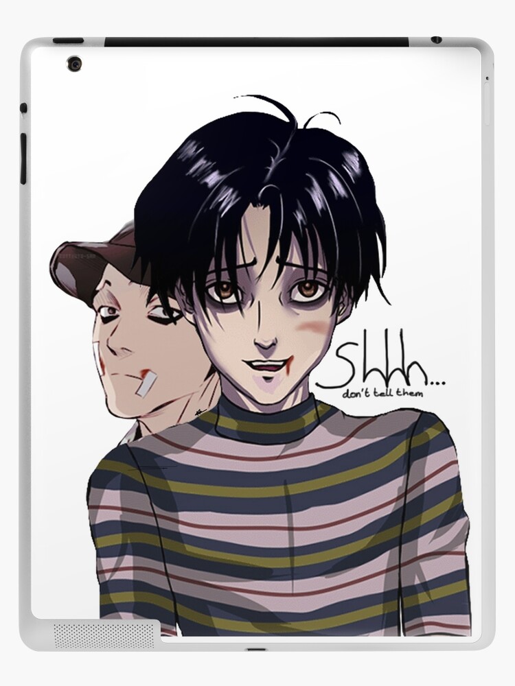 Killing Stalking - Sangwoo I'm Not Gay  Laptop Skin for Sale by