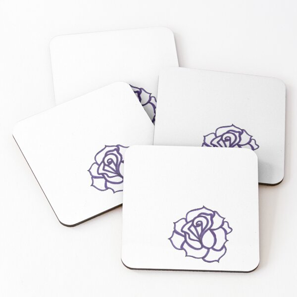 Item preview, Purple Rose Drawing Outline designed and sold by MaxMMasterson.