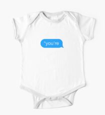 *You're - Chat Bubble One Piece - Short Sleeve