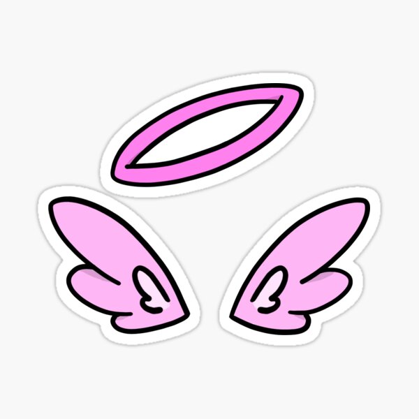 Item preview, Pink Angel Wings and Halo  designed and sold by ArtsyDucking.