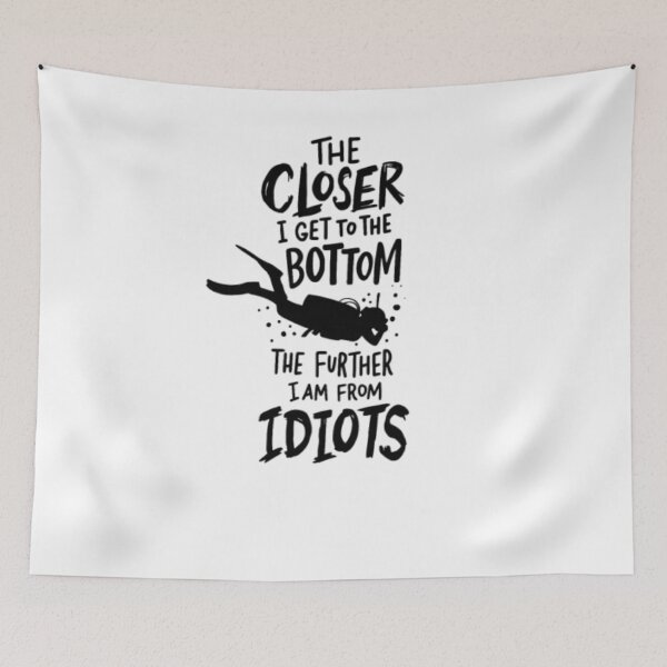 Item preview, Closer To The Bottom Scuba Diver Diving Gifts Dive designed and sold by DaneRhodes1.