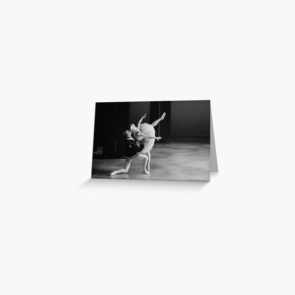 Swan Lake Ballet Greeting Card