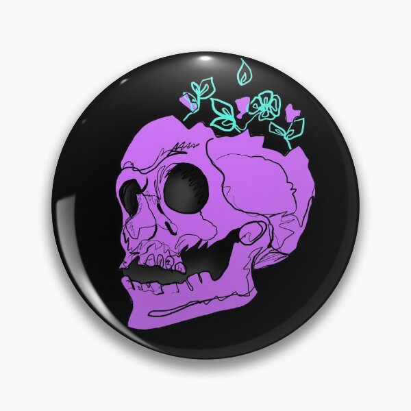 Item preview, Neon skull designed and sold by simcat13.
