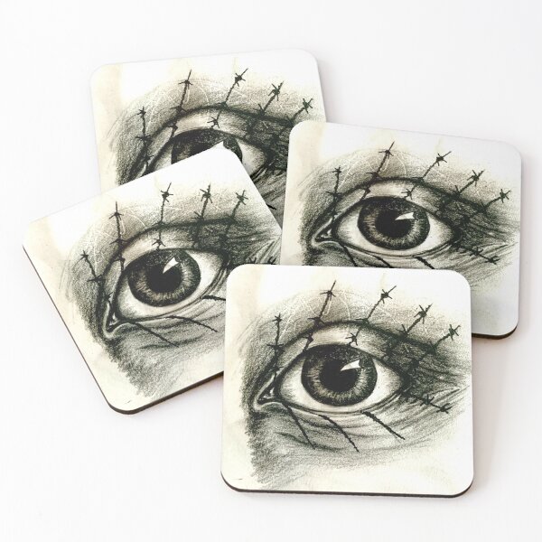 Item preview, barbwire eye 2 designed and sold by nikisteelglass.