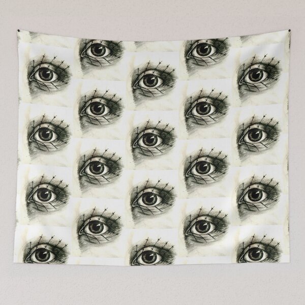 Item preview, barbwire eye 2 designed and sold by nikisteelglass.
