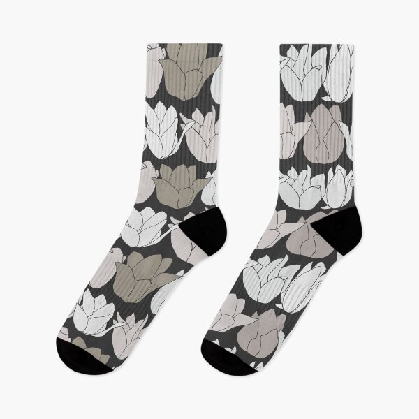 Item preview, Tulips Repeat (Carbon) designed and sold by Digital-Floral.