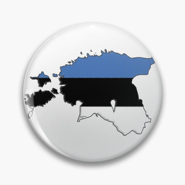 Item preview, Estonia Map With Estonian Flag designed and sold by Havocgirl.