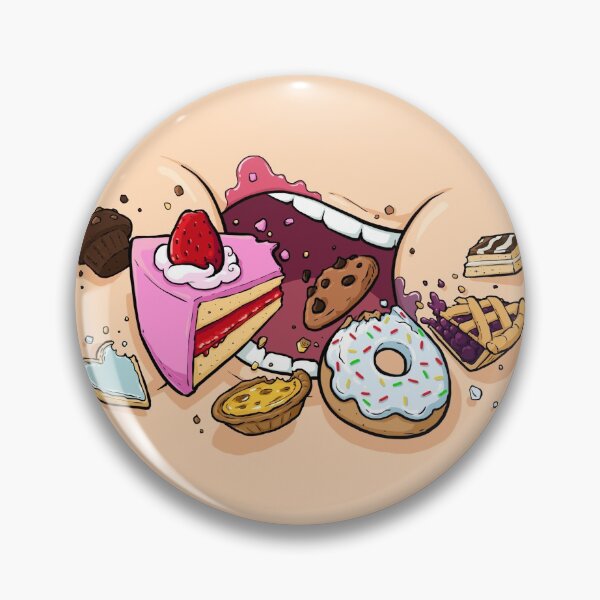 Item preview, Bakery Glutton Facemask (light skin) designed and sold by JadedSketch.