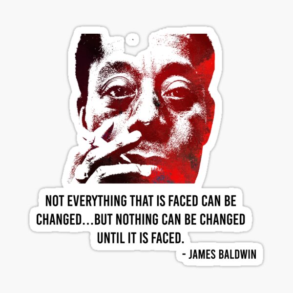 James Baldwin Sticker