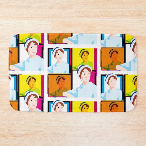 Item preview, JANE AUSTEN - ENGLISH NOVELIST - colourful pop art style illustration designed and sold by Clifford Hayes.