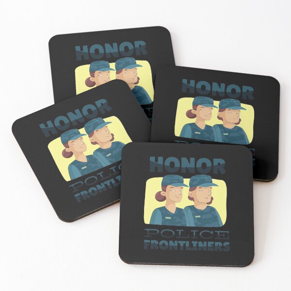 Item preview, police frontliners cartoon  designed and sold by pirminio.