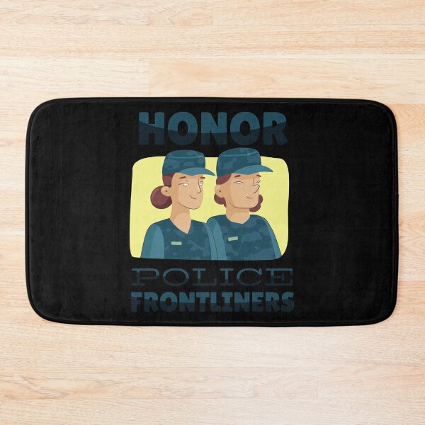Item preview, police frontliners cartoon  designed and sold by pirminio.