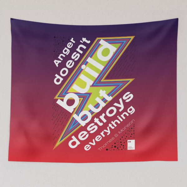 Item preview, Anger doesn't build but destroys everything. designed and sold by quotesonposters.